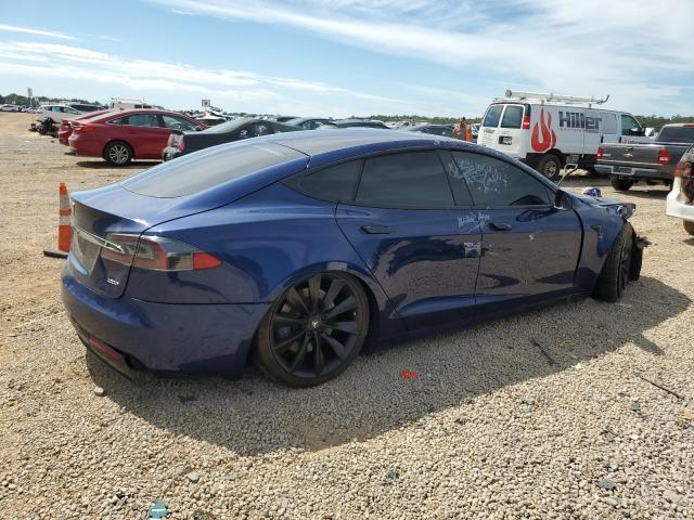 5YJSA1E23HF200809 - 2017 TESLA MODEL S Կապույտ լուսանկար 3