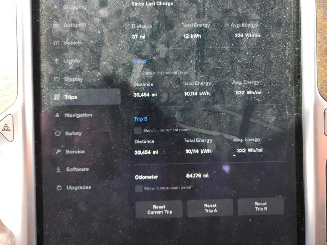 5YJSA1E23HF200809 - 2017 TESLA MODEL S Կապույտ լուսանկար 9