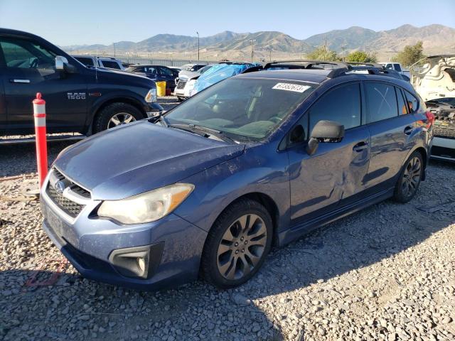 JF1GPAL67DH806110 - 2013 SUBARU IMPREZA SPORT PREMIUM BLUE photo 1