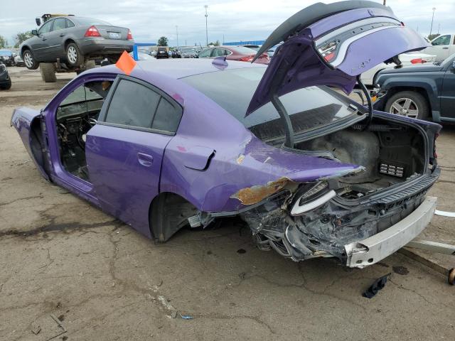 2C3CDXBG0FH770938 - 2015 DODGE CHARGER SE PURPLE photo 2