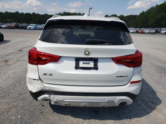 5UXTR9C50KLP89359 - 2019 BMW X3 XDRIVE30I WHITE photo 6