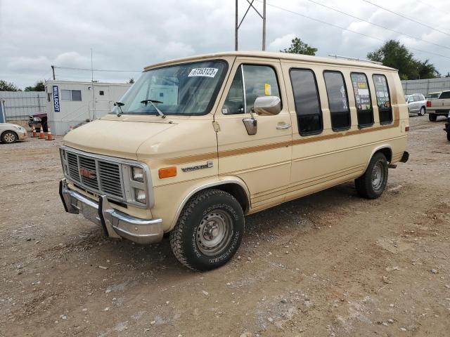 2GDEG25H7F4504256 - 1985 GMC RALLY WAGO G2500 TAN photo 1