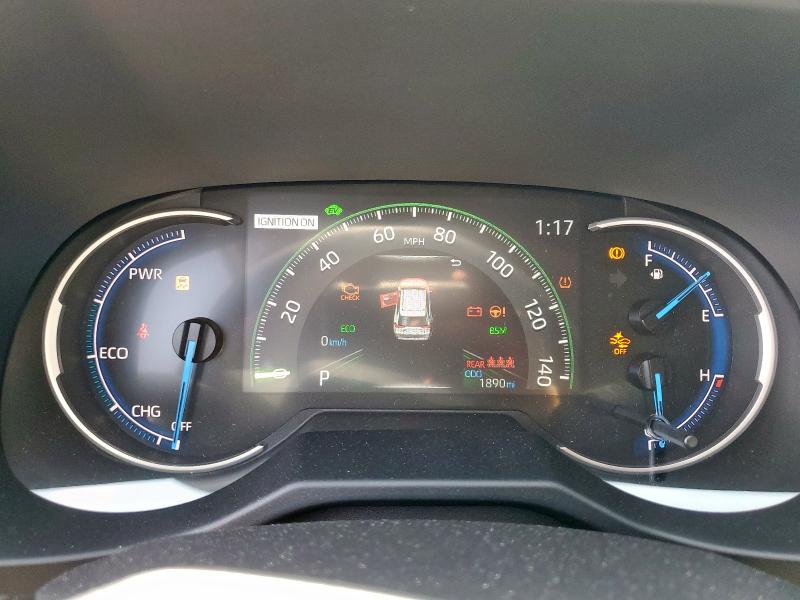 4T3RWRFV4SU188534 - 2025 TOYOTA RAV4 XLE GRAY photo 9