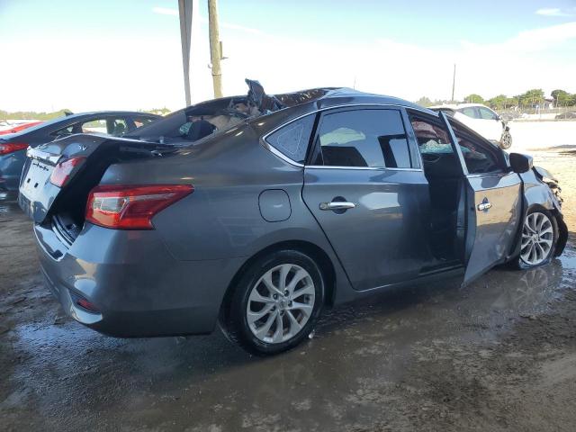 3N1AB7AP4KY444626 - 2019 NISSAN SENTRA S GRAY photo 3