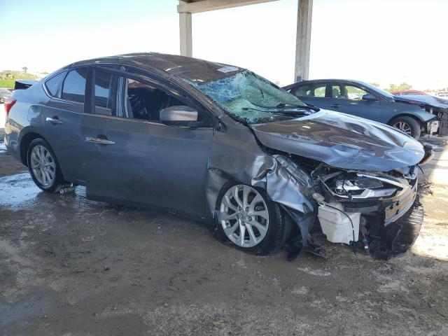 3N1AB7AP4KY444626 - 2019 NISSAN SENTRA S GRAY photo 4