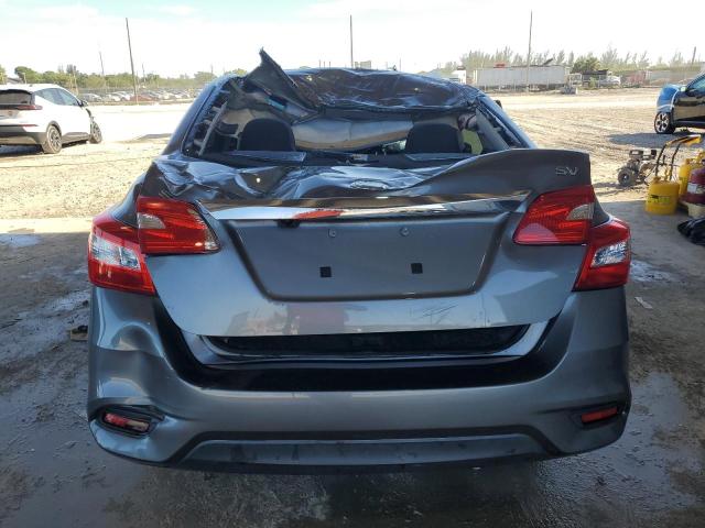 3N1AB7AP4KY444626 - 2019 NISSAN SENTRA S GRAY photo 6