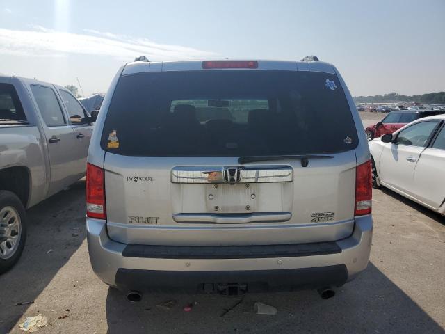 5FNYF4H82AB021762 - 2010 HONDA PILOT TOURING SILVER photo 6