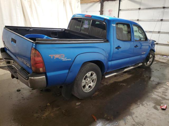 5TEJU62NX8Z522635 - 2008 TOYOTA TACOMA DOUBLE CAB PRERUNNER BLUE photo 3