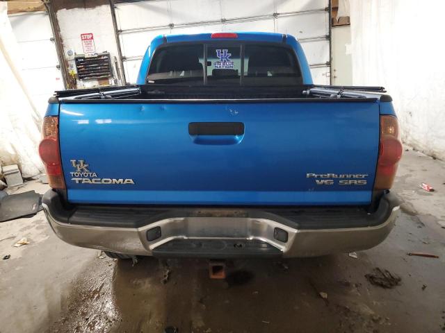 5TEJU62NX8Z522635 - 2008 TOYOTA TACOMA DOUBLE CAB PRERUNNER BLUE photo 6