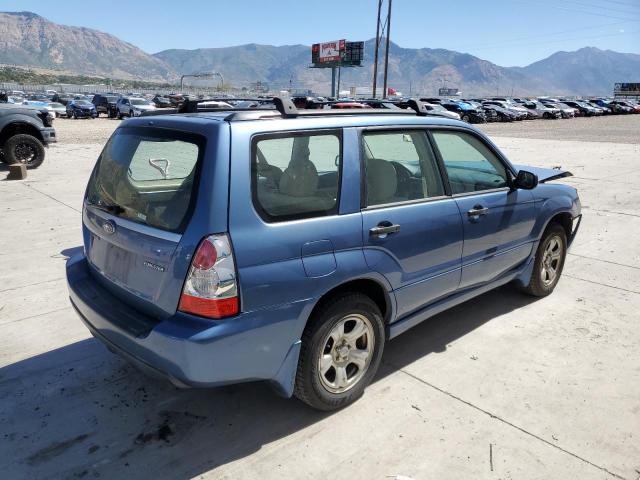 JF1SG63687H721949 - 2007 SUBARU FORESTER 2.5X BLUE photo 3