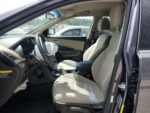 5XYZT3LB1HG474414 - 2017 HYUNDAI SANTA FE S GRAY photo 7