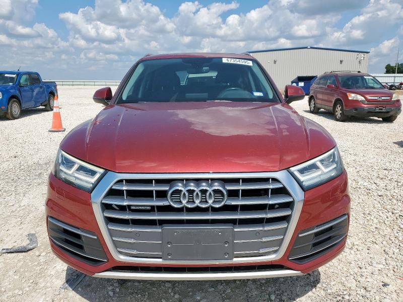 WA1BNAFY9J2152906 - 2018 AUDI Q5 PREMIUM PLUS BURGUNDY photo 5