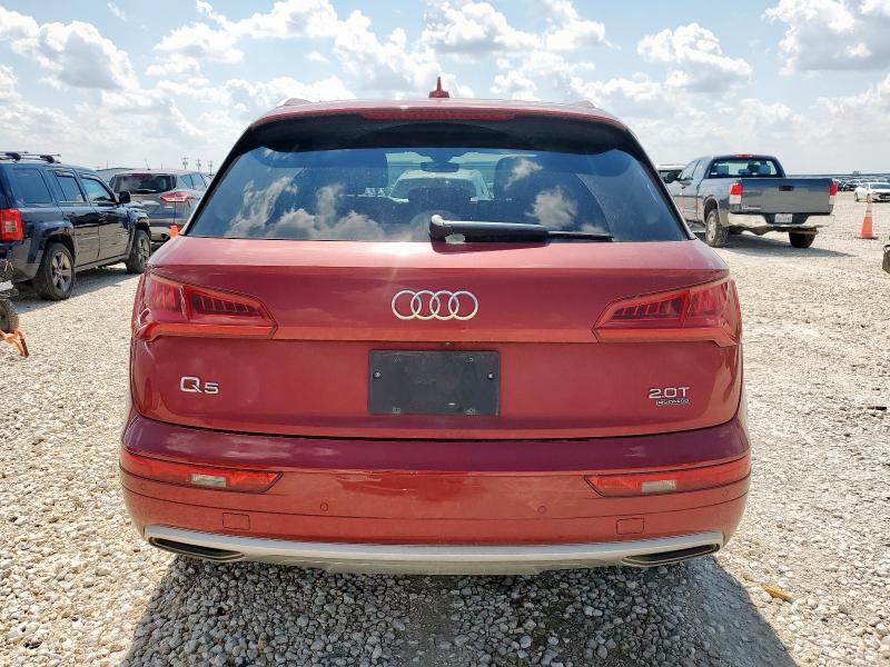 WA1BNAFY9J2152906 - 2018 AUDI Q5 PREMIUM PLUS BURGUNDY photo 6
