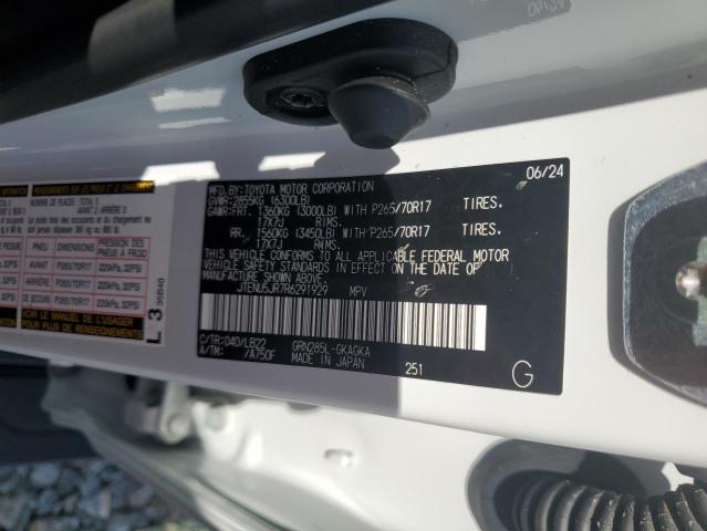 JTENU5JR7R6291929 - 2024 TOYOTA 4RUNNER SR5/SR5 PREMIUM Ağ foto 13