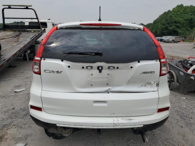 5J6RM4H54FL131775 - 2015 HONDA CR-V EX WHITE photo 6