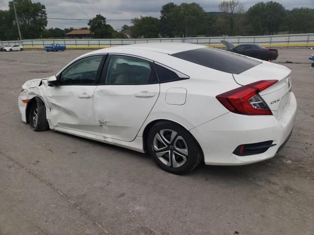 19XFC2F5XJE002735 - 2018 HONDA CIVIC LX WHITE photo 2