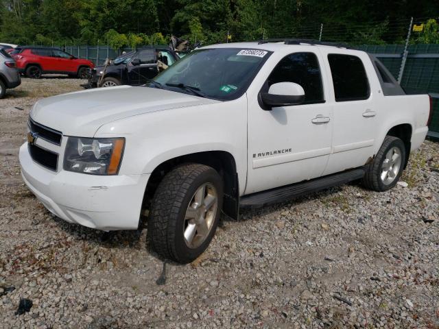 3GNFK22309G126060 - 2009 CHEVROLET AVALANCHE K1500 LT WHITE photo 1