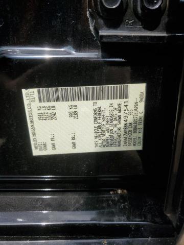 1N4AL2AP8BN497541 - 2011 NISSAN ALTIMA BASE BLACK photo 13