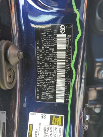 5YFB4MDE6SP314528 - 2025 TOYOTA COROLLA LE BLUE photo 12