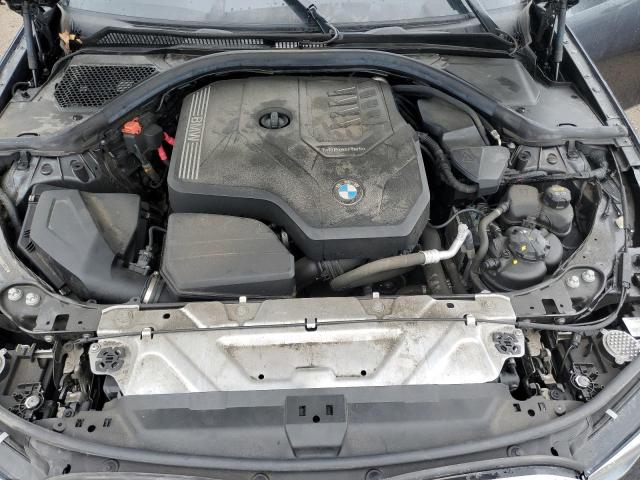 3MW5R7J01M8B53319 - 2021 BMW 330XI GRAY photo 11