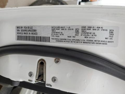 3C6UR5CL6RG223881 - 2024 RAM 2500 TRADESMAN Weiß Foto 13