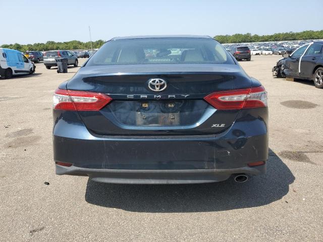 4T1B11HK1JU507593 - 2018 TOYOTA CAMRY L BLUE photo 6