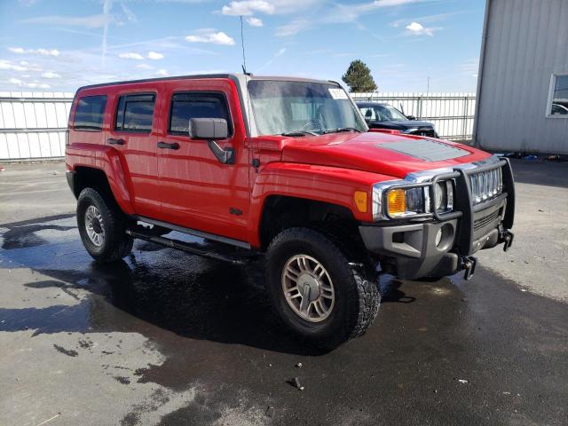 5GTDN136968301457 - 2006 HUMMER H3 RED photo 4