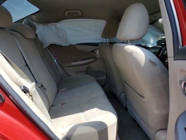 2T1BU4EE1CC882007 - 2012 TOYOTA COROLLA BASE أحمر صورة 10
