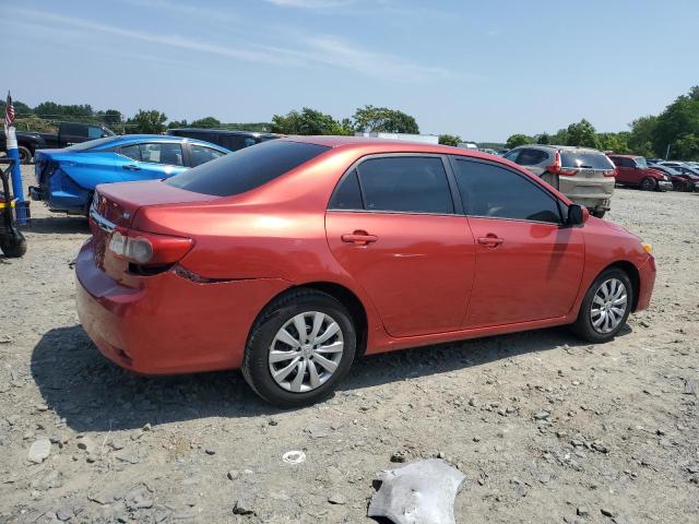 2T1BU4EE1CC882007 - 2012 TOYOTA COROLLA BASE أحمر صورة 3