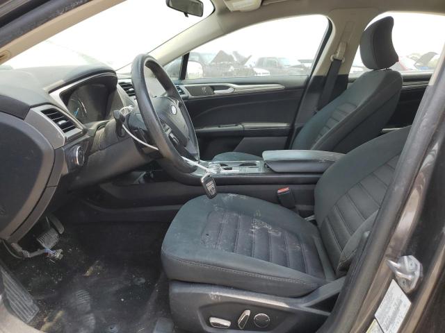 3FA6P0HD0JR143194 - 2018 FORD FUSION SE GRAY photo 7