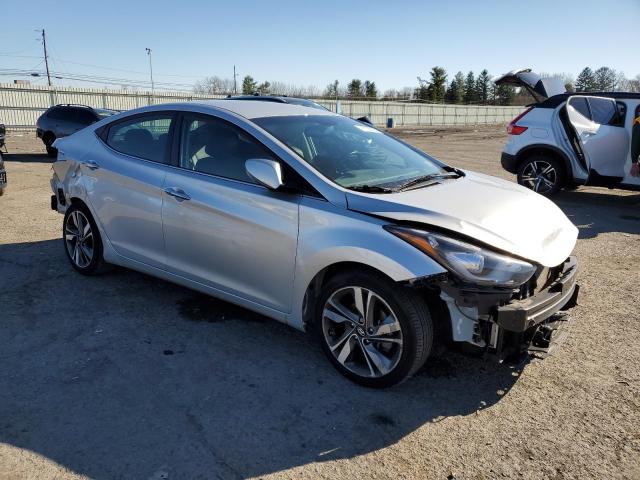 KMHDH4AE2GU534546 - 2016 HYUNDAI ELANTRA SE SILVER photo 4