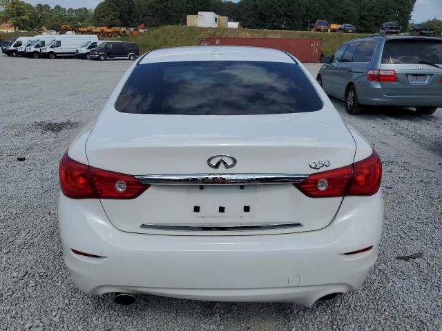 JN1BV7AP4EM686819 - 2014 INFINITI Q50 BASE WHITE photo 6