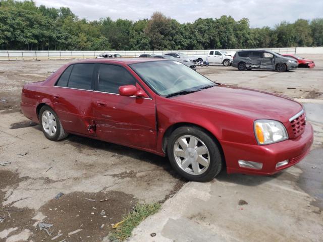 1G6KF57943U115824 - 2003 CADILLAC DEVILLE DTS RED photo 4