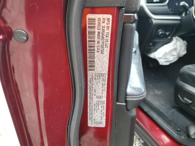 1C4RJGAG1PC557243 - 2023 JEEP GRAND CHEROKEE LAREDO Rouge photo 13