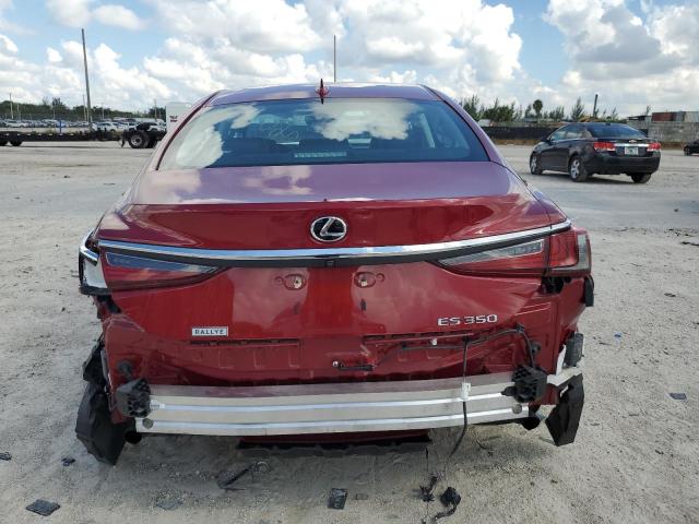 58ABZ1B15KU035224 - 2019 LEXUS ES 350 RED photo 6