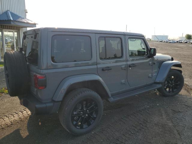 1C4JJXP61MW711150 - 2021 JEEP WRANGLER U SAHARA 4XE GRAY photo 3