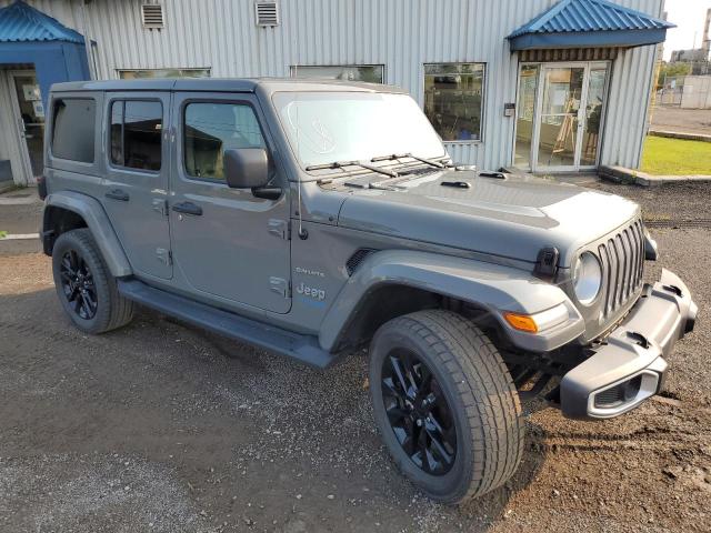 1C4JJXP61MW711150 - 2021 JEEP WRANGLER U SAHARA 4XE GRAY photo 4