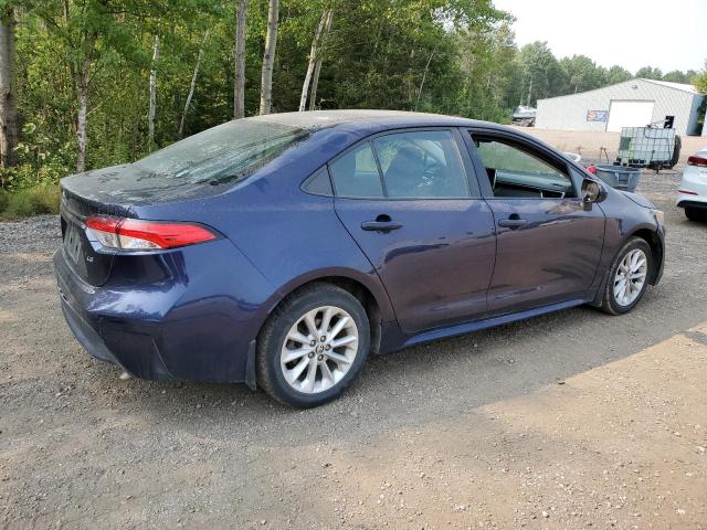 5YFBPRBE3LP026314 - 2020 TOYOTA COROLLA LE Blau Foto 3