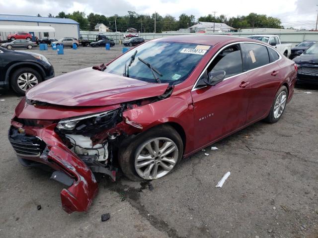 1G1ZD5ST0JF158622 - 2018 CHEVROLET MALIBU LT RED photo 1