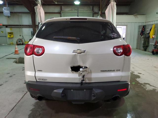 1GNKVLED5CJ122494 - 2012 CHEVROLET TRAVERSE LTZ WHITE photo 6