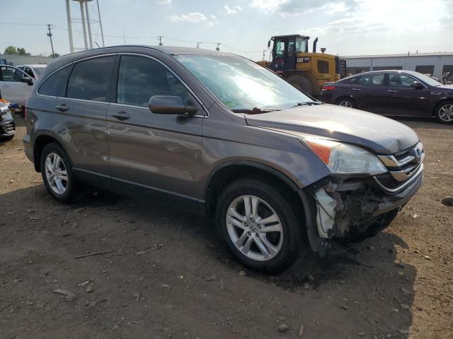 5J6RE4H78BL113417 - 2011 HONDA CR-V EXL GRAY photo 4