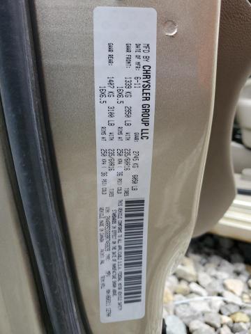 2A4RR5DG6BR746828 - 2011 CHRYSLER TOWN & COU TOURING 金色 照片 13