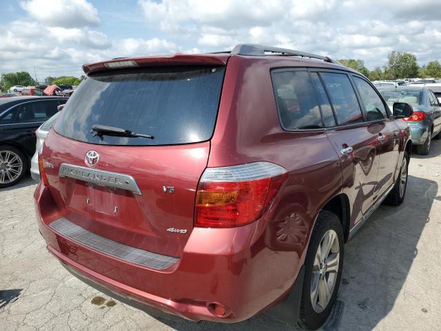 JTEES43A692144144 - 2009 TOYOTA HIGHLANDER SPORT RED photo 3