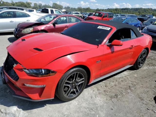 1FATP8FF0K5151340 - 2019 FORD MUSTANG GT RED photo 1