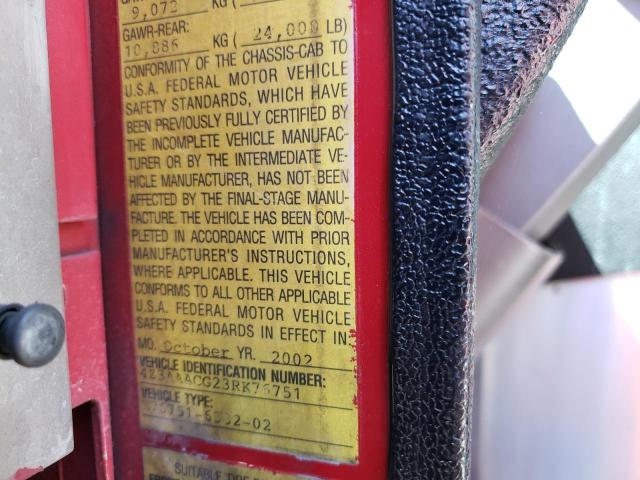 4Z3AAACG23RK76751 - 2003 AMERICAN LA FRANCE EAGLE FIRETRUCK RED photo 10