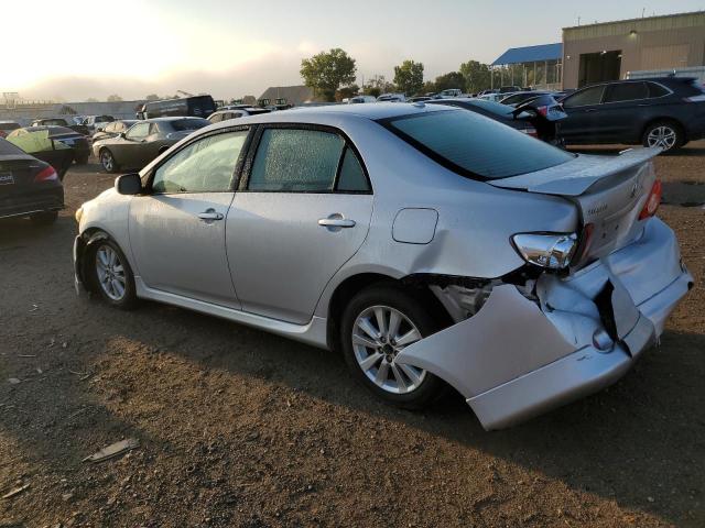 2T1BU4EE8AC448776 - 2010 TOYOTA COROLLA LE BASE SILVER photo 2