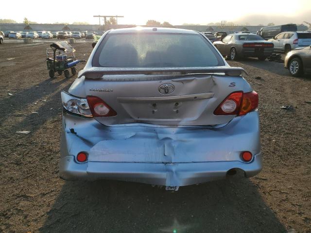 2T1BU4EE8AC448776 - 2010 TOYOTA COROLLA LE BASE SILVER photo 6