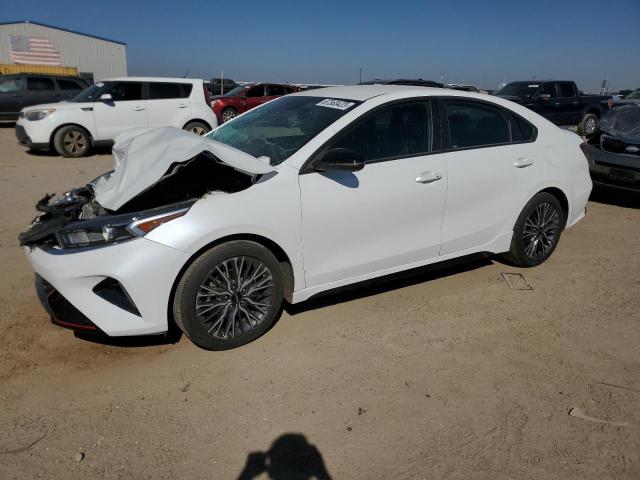 3KPF54AD4NE451533 - 2022 KIA FORTE GT LINE WHITE photo 1