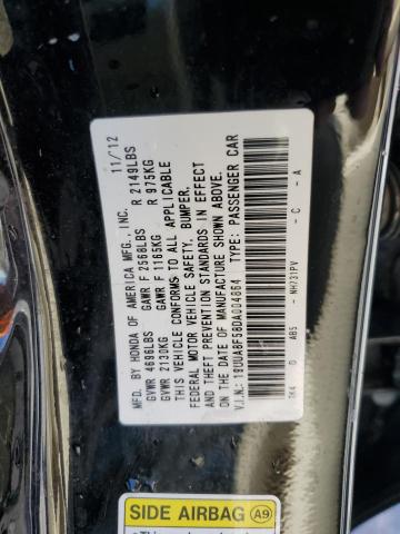 19UUA8F58DA004864 - 2013 ACURA TL TECH BLACK photo 12