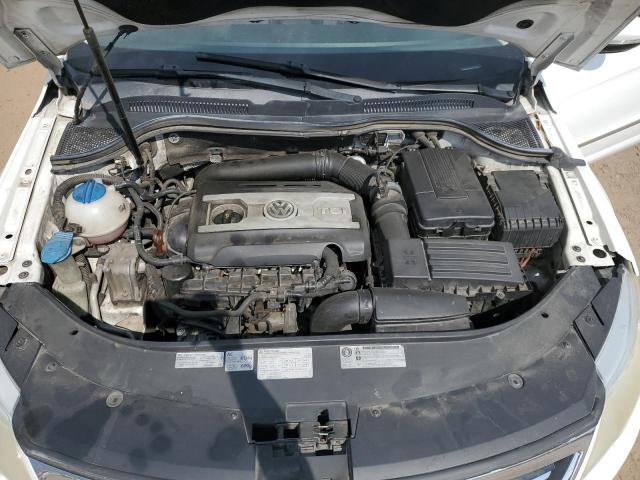 WVWMN7AN4CE513085 - 2012 VOLKSWAGEN CC SPORT WHITE photo 11